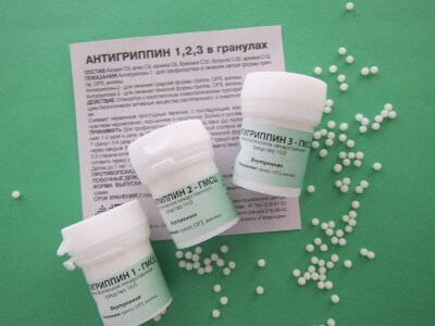 Антигриппин 1, 2, 3 в гранулах